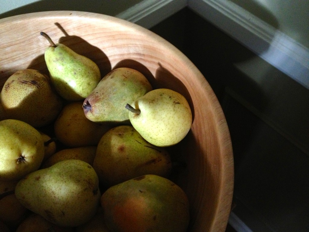 I know, these are pears.